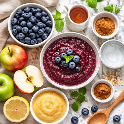 Image of Blueberry Applesauce Vegitarian Friendly