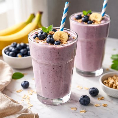 Image of Blueberry Banana Batido