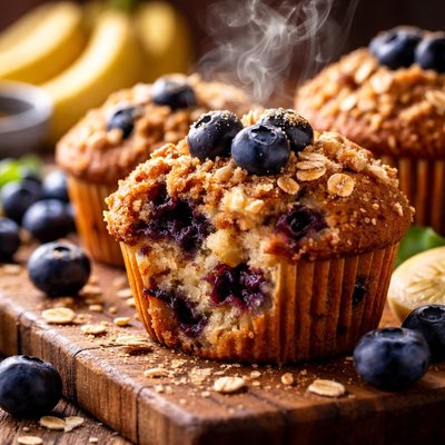 Image of Blueberry Banana Muffins