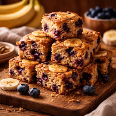 Image of Blueberry Banana Snack Cakes