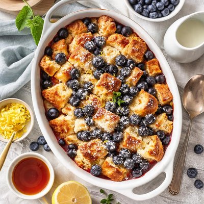 Image of Blueberry Bread Pudding