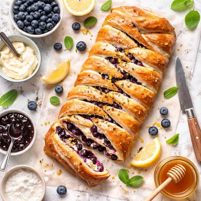 Image of Blueberry Breakfast Braid