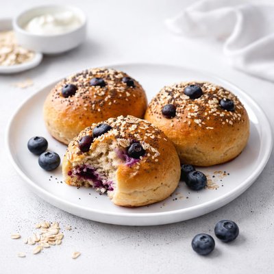 Image of Vegan Blueberry Buns