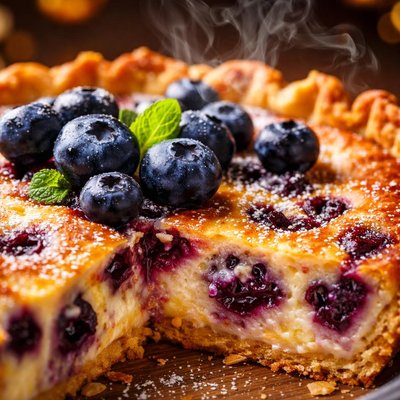 Image of Blueberry Buttermilk Pie