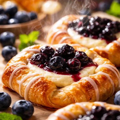 Image of Blueberry Cheese Danishes