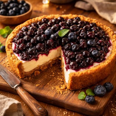 Image of Blueberry Cheese Pie
