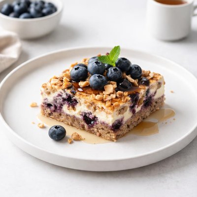 Image of Blueberry Cheesecake Baked Oatmeal