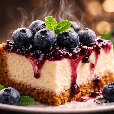 Image of Blueberry Cheesecake Dessert