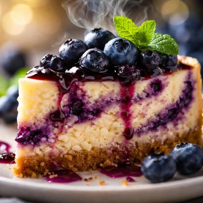 Image of Blueberry Cheesecake from Cooking Light