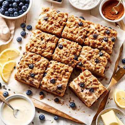 Image of Blueberry Cinnamon Coffee Cake