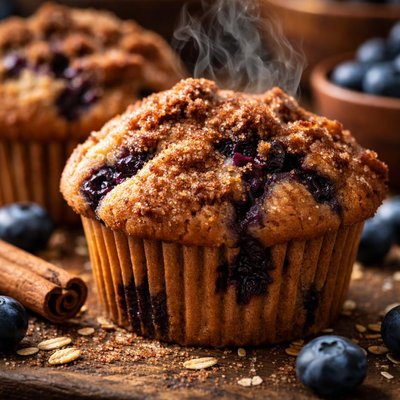 Image of Blueberry Cinnamon Muffins