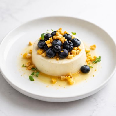 Image of Blueberry Corn Custard