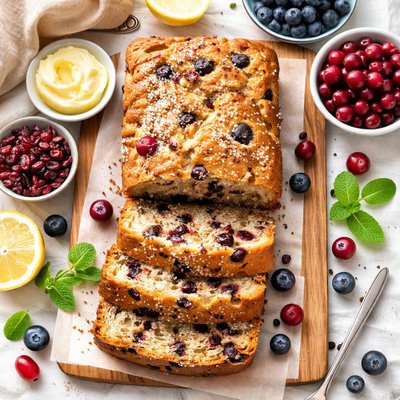 Image of Blueberry Cranberry Bread