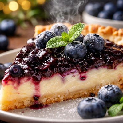 Image of Blueberry Cream Pie