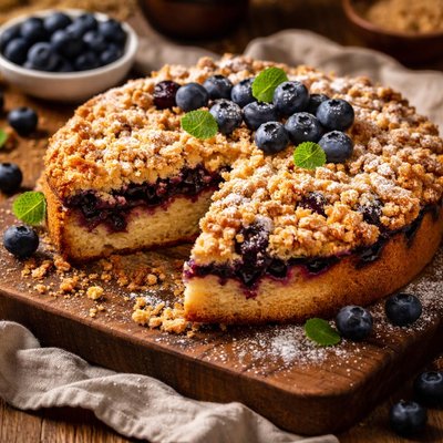 Image of Blueberry Crumble Cake