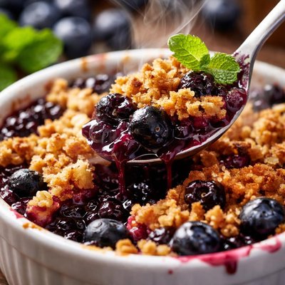 Image of Blueberry Crumble Dessert