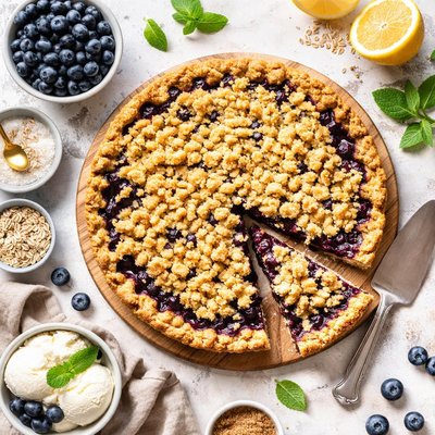 Image of Blueberry Crumble Pie