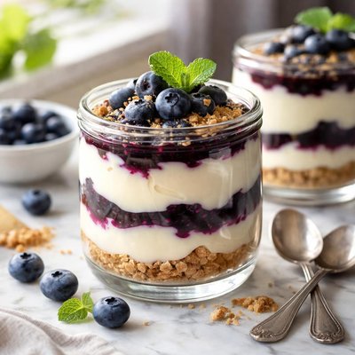 Image of Blueberry Custard Parfait