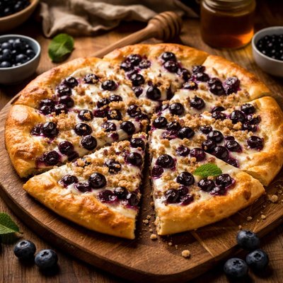 Image of Blueberry Dessert Pizza