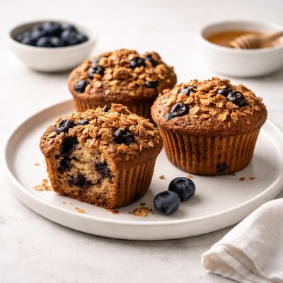 Image of Blueberry Double Bran Muffins