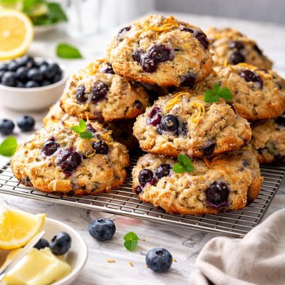 Image of Blueberry Drop Biscuits