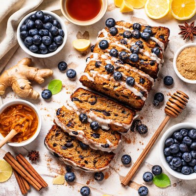 Image of Blueberry Gingerbread