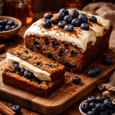 Image of Blueberry Gingerbread Cake