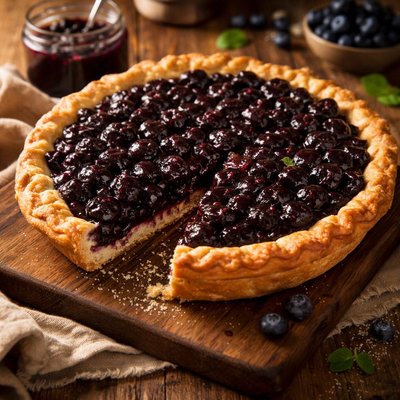 Image of Blueberry Glace Pie