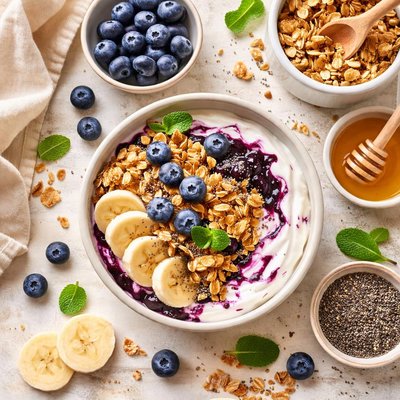 Image of Blueberry Granola Yogurt