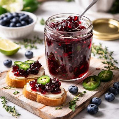 Image of Blueberry Jalapeno Jelly