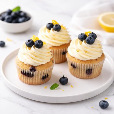 Image of Blueberry Lemon Cupcakes