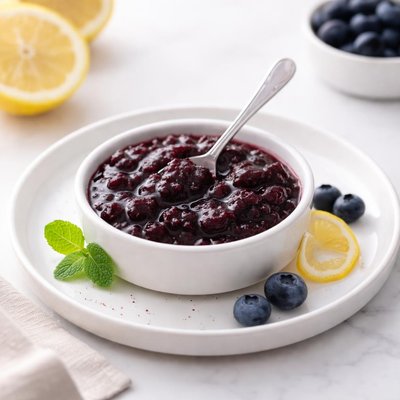 Image of Blueberry Lemon Jam No Pectin Recipe
