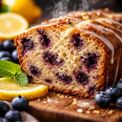 Image of Blueberry Lemon Tea Bread