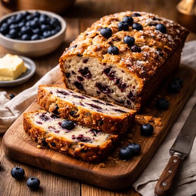 Image of Vegan Blueberry Loaf