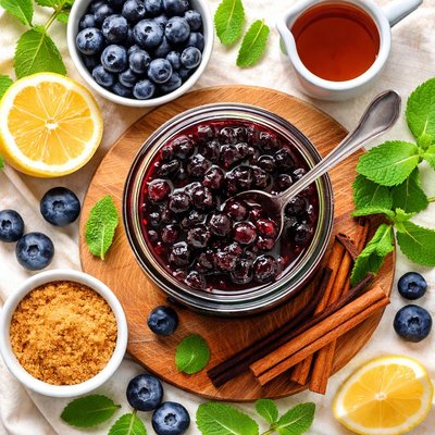 Image of Blueberry Maple Syrup Sauce