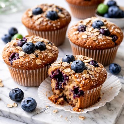 Image of Blueberry Muffins No Refined Sugar