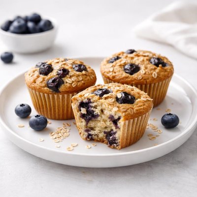 Image of Blueberry Muffins No Sugar and Low Fat