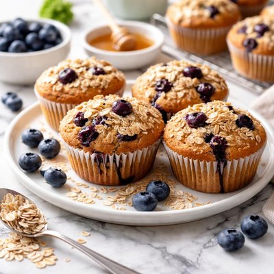 Image of Blueberry Oat Muffins