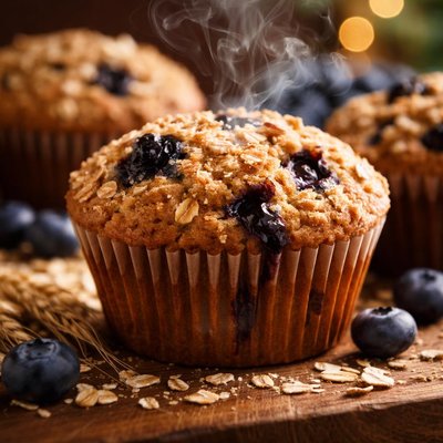 Image of Blueberry Oatbran Muffins