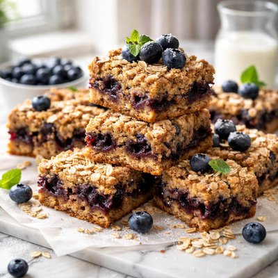 Image of Blueberry Oatmeal Squares
