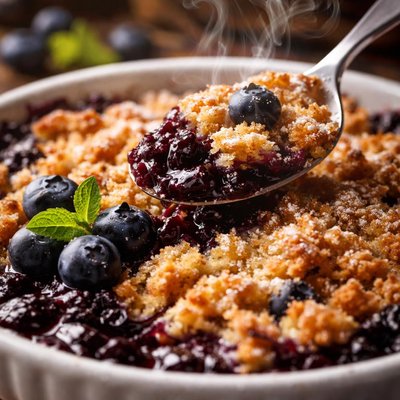Image of Blueberry or Any Fruit Crumble