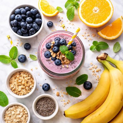 Image of Blueberry Orange Banana Smoothie