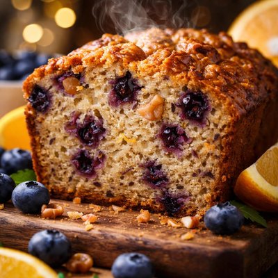 Image of Blueberry Orange Nut Bread