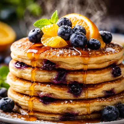 Image of Blueberry Orange Pancakes