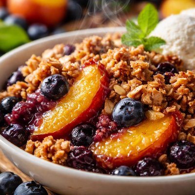 Image of Blueberry Peach Crisp