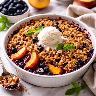 Image of Blueberry Peach Crumble