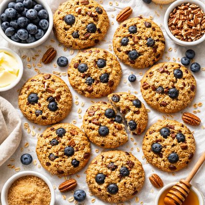 Image of Blueberry Pecan Oatmeal Cookies