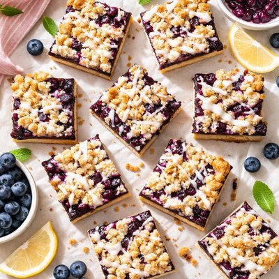 Image of Blueberry Picnic Bars