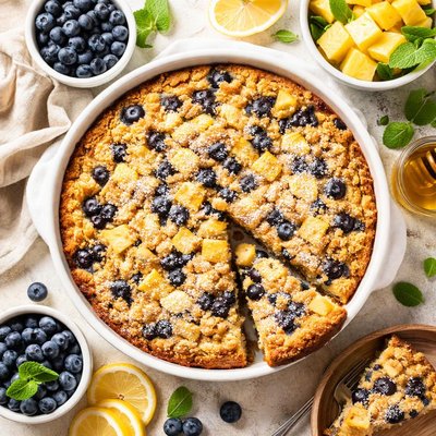 Image of Blueberry Pineapple Buckle