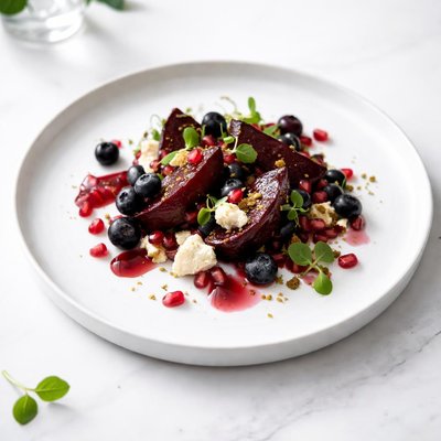 Image of Blueberry Pomegranate Infused Red Wine Vinegar